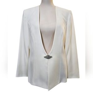 Michael Angelo Blazer/Size 12/Cream color/Excellent Condition